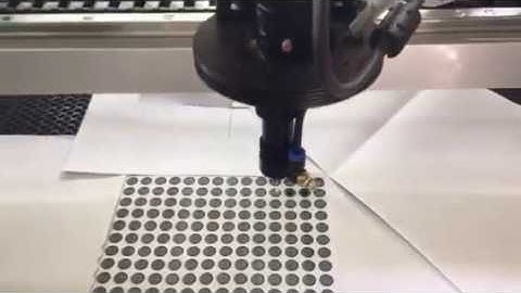 CCD camera laser cutting machine video