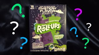 Trying to guess the Fruit Roll-ups Mystery flavor