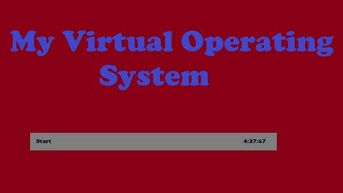 My Basic Virtual Operating System Made In Visual Basic 2010