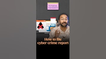 File Cyber Crime Report in 2 Minutes #TutorialTuesdays Ep. 1