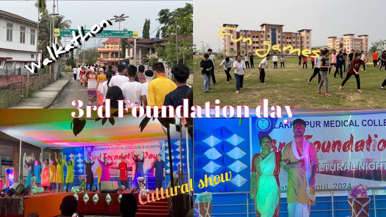 Foundation day Vlog🔥|Lakhimpur medical college|