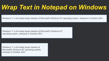 How to Wrap Text in Notepad on Windows 11