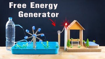How to Make a Free Energy Generator - Free Energy Water Wheel DIY Build Easy Method