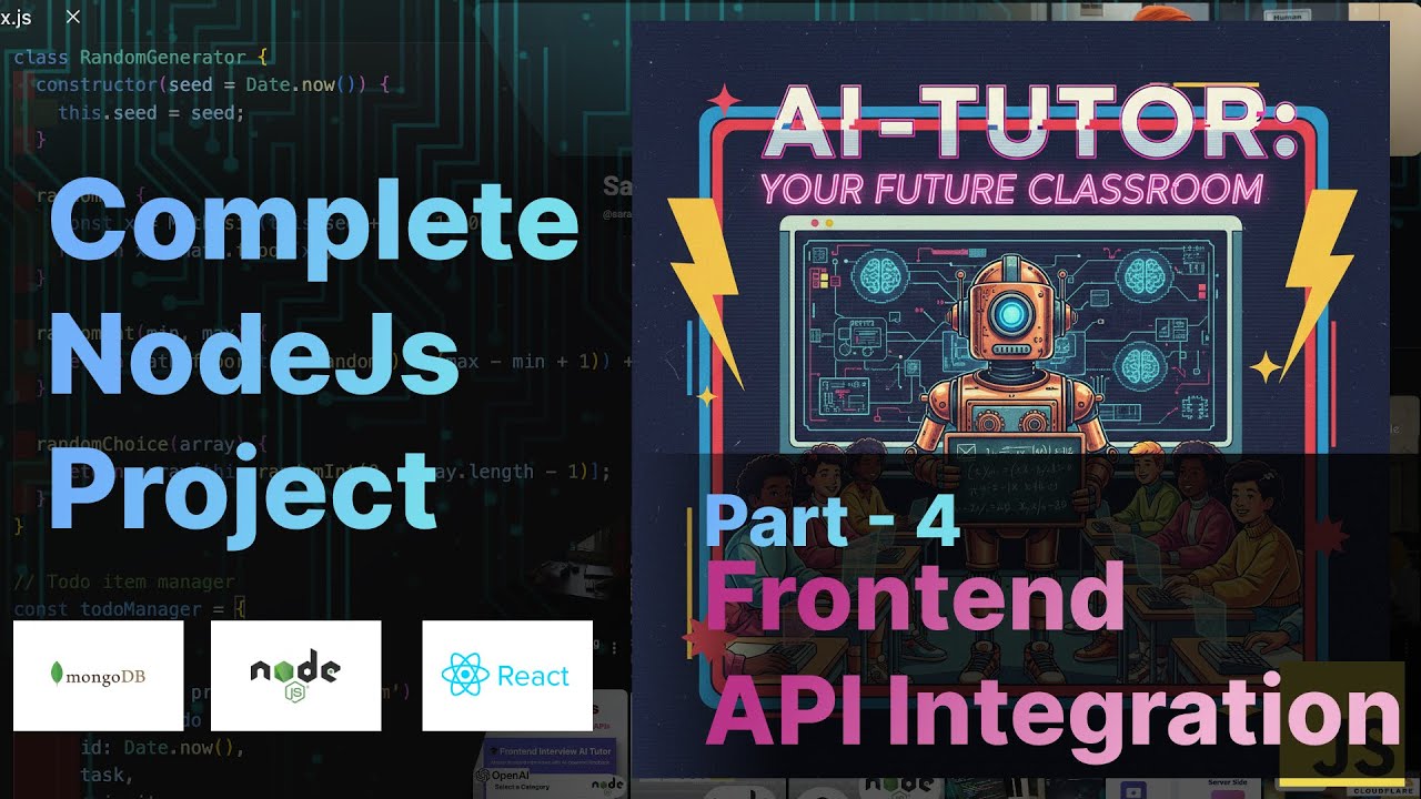 Complete NodeJs project in Hindi | Integrate APIs in React Application ...
