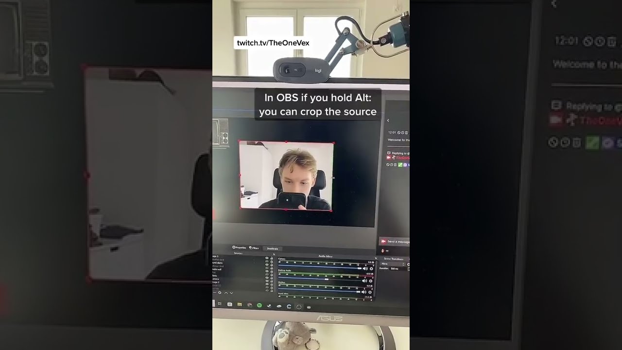 Easiest OBS Tips To Help Set Up My Twitch TheOneVex Fyp Shorts Tiktok Stream Obsstudio