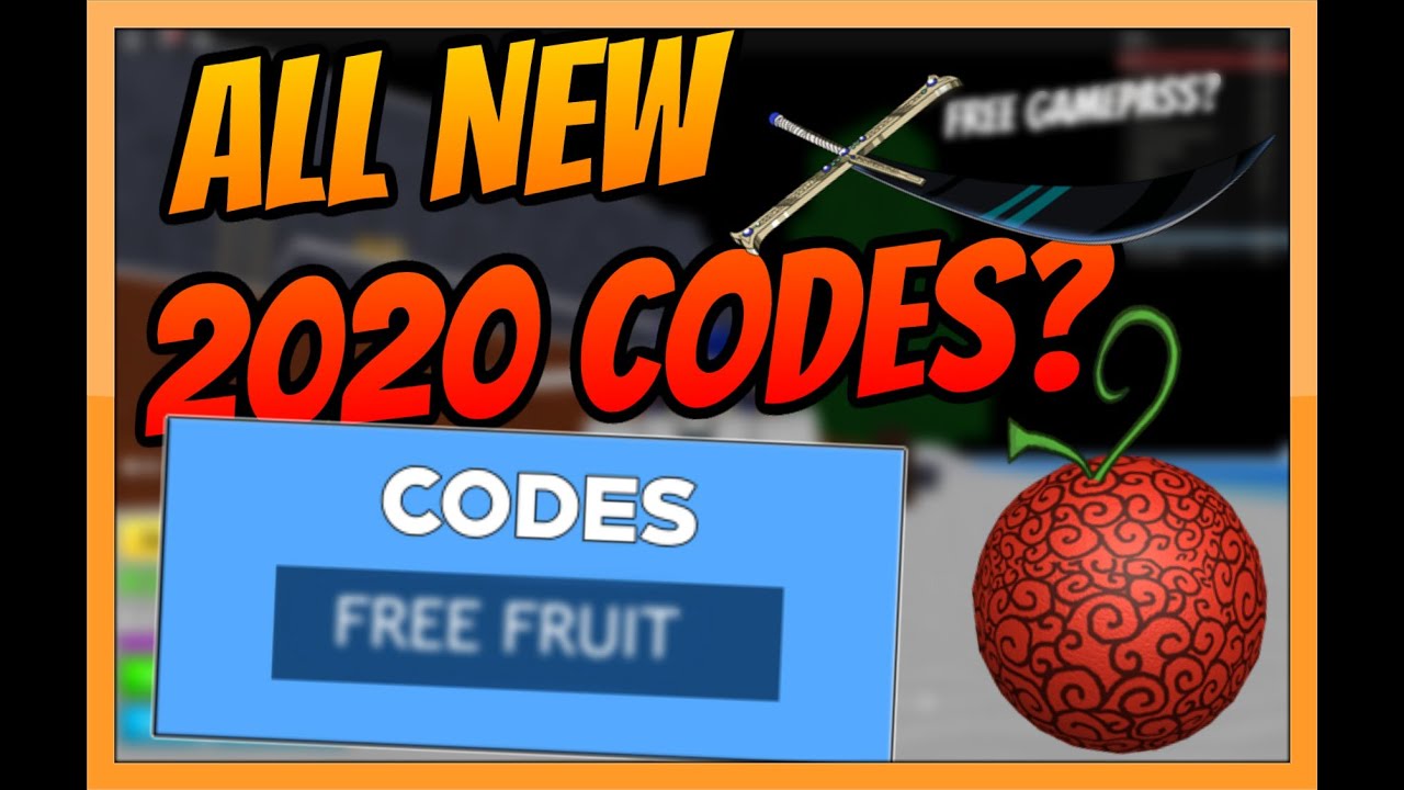 Blox Fruits Codes 2020 May