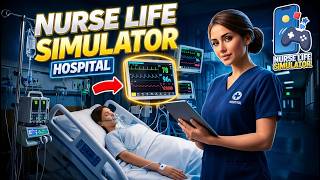 Nurse Life Simulator: Hospitalで病院のシフトを一日中こなしてみた（Androidゲームプレイ） screenshot 2