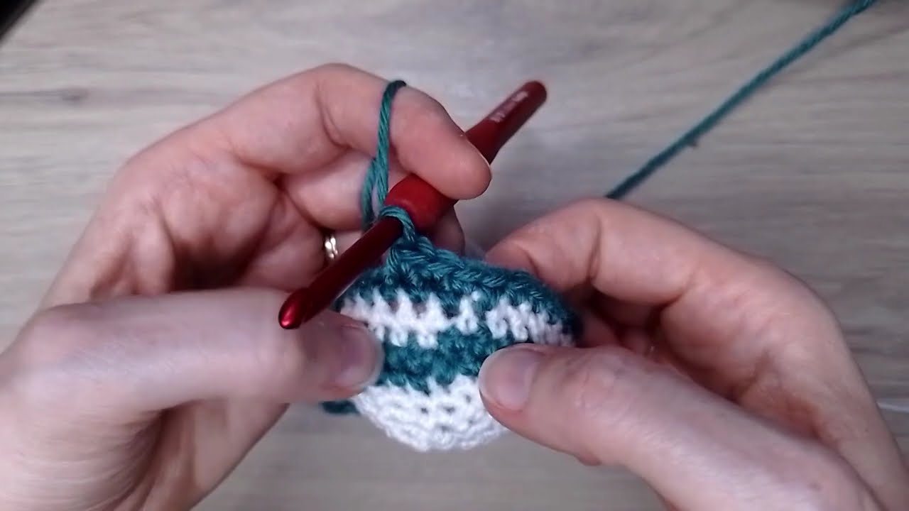 Leçon n°9: changement de couleur invisible au crochet
