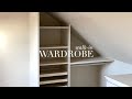 Building a Loft Walk-In Wardrobe DIY | IKEA HACK