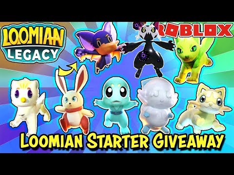 Loomian Legacy Roblox Hunting Gleaming Sa Starters Then Giving Away Starters To Viewers Youtube - giving away gleamings starters now loomian legacy roblox