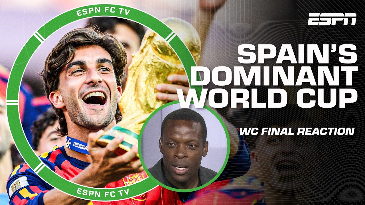 ‘The most DOMINANT run EVER’ 😳 Reaction to Spain winning the 2026 World Cup | ESPN FC