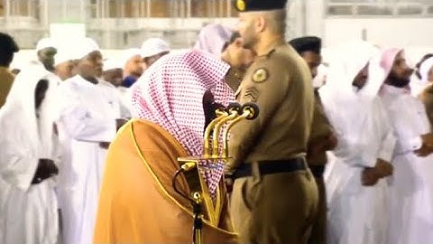 "الذين يذكرون الله قياما وقعودا وعلى جنوبهم..” تلاوة مؤثرة لآخر سورة آل عمران للشيخ عبدالرحمن السديس