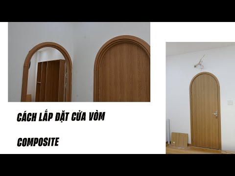Video ???? Cách lắp đặt cửa vòm cong đây là mẫu cửa nhựa... - youtube