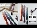 DIY/Budget Friendly Macrame Bookmark/Dip Dye /Zakładka do książki/Farbowanie sznurków