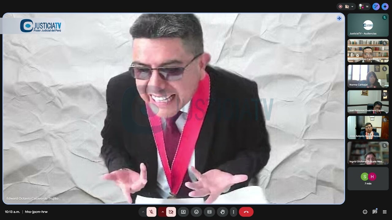 Juicio oral contra los hermanos Wilder Y Nelton Arce Córdova