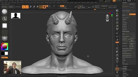 Zbrush tips for sculpting horns for 3d printing