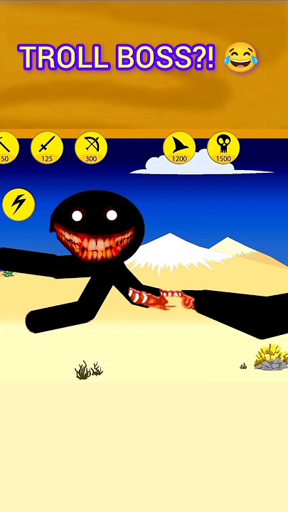 Kai Ridder vs Zombie TROLL BOSS 😂 | Stick War Legacy #stickwarlegacy #zombie #trollface #shorts