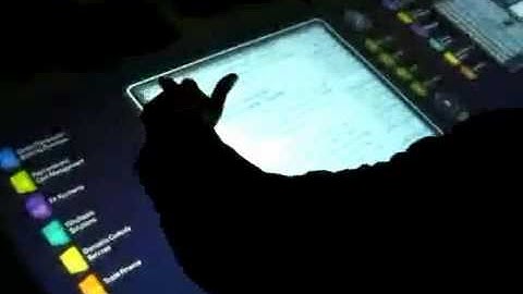 Rear Projection Touchscreen