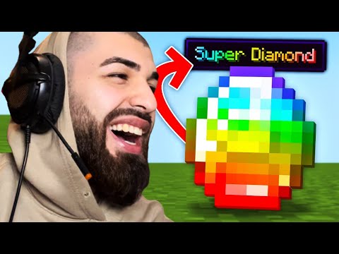 Minecraft მაგრამ Custom Diamond-ები დავამატე!