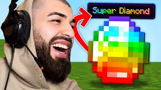 Minecraft მაგრამ Custom Diamond-ები დავამატე!