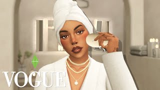 My Sim Does A Vogue Makeup Tutorial | The Sims 4 Vlog