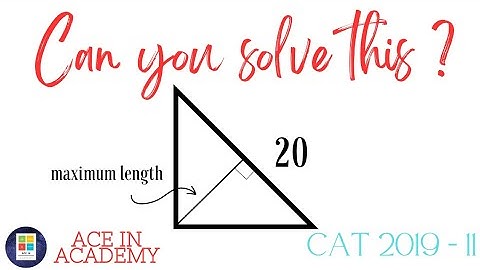 Can you find the maximum value | Quantitative Aptitude | Mathematics | AM - GM inequality | CAT 2019