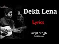 Itna tumko chahunga dekh lena lyrics  arijit singh  tulsi kumar  tum bin 2