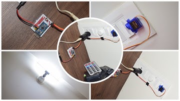MAKE A SEMI-AUTOMATIC LIGHT SWITCH USING AN ARDUINO PRO MINI AND A SERVO MOTOR