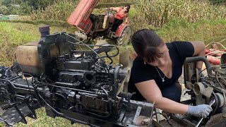 : Repair Complete Restoration of Agricultural Machinery Engines 150 Horsepower Severely Damaged