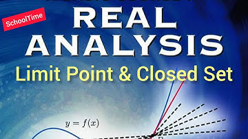 Real Analysis | Limit Point | Derived Set, Closed Set & Closure Of Set Definition & Examples #viral