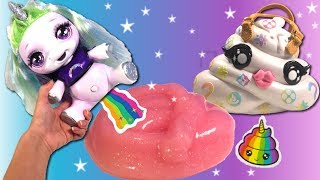 De Pooey Puitton tas is een grote slijmtas in de vorm van unicorn p...