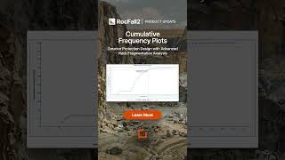 RocFall2 - Cumulative Frequency Plots