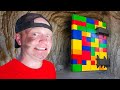 I Built a Underground Lego Bunker! image