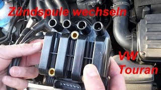 Wie VW New Beetle Schrägheck (9C1, 1C1) Zündspule wechseln - Anleitung
