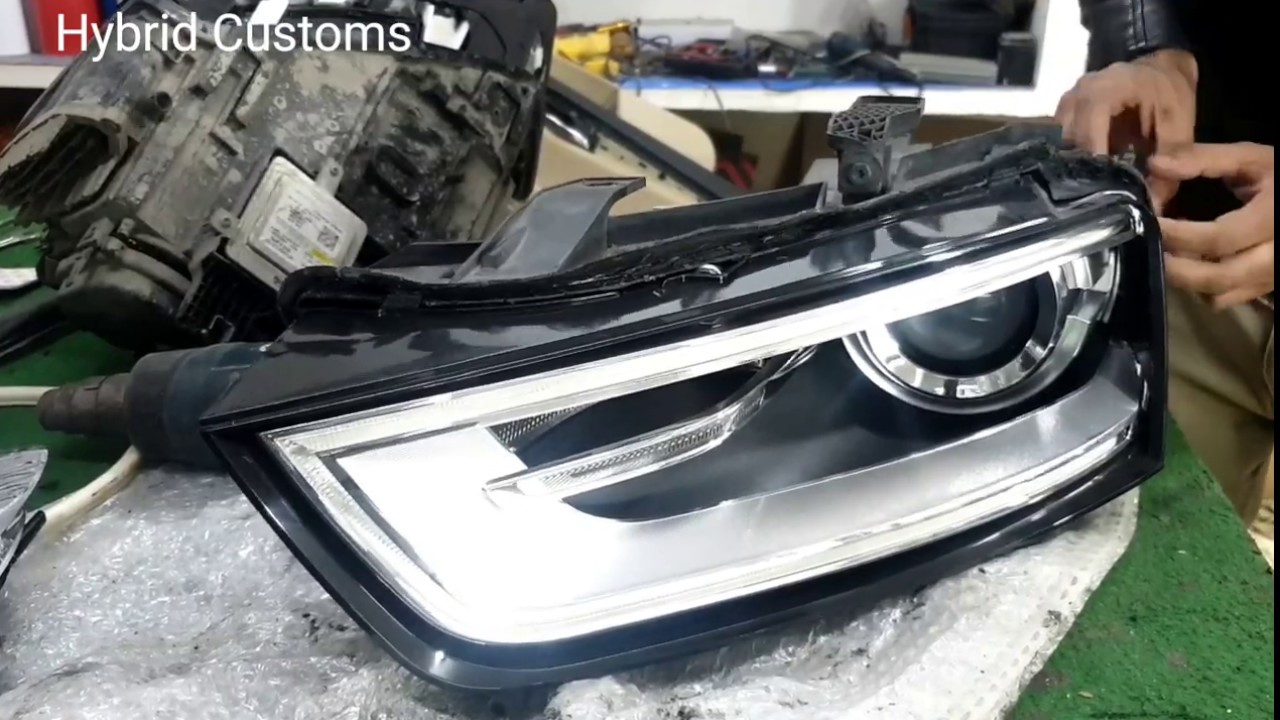 HOW TO CUSTOMISE AUDI Q3 Headlamp Projector + Daytime Lamps Swapped