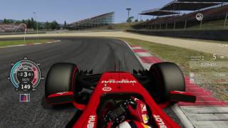 This lap was done on the soft compound, softest compound available in
real life circuit de barcelona-catalunya. is a very technical track,
it has...