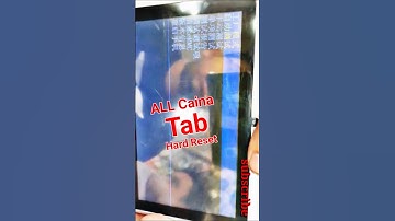 All China Tab Hard Factory Reset