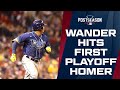 WANDER GOES YARD! Wander Franco hits his first career postseason homer!