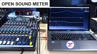 OPEN SOUND METER   FREE FFT ANALYZER FOR WINDOWS AND MAC  CONNECTIONS AND SET UP