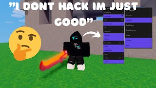 If TANQR Used HACKS... (Roblox Bedwars)