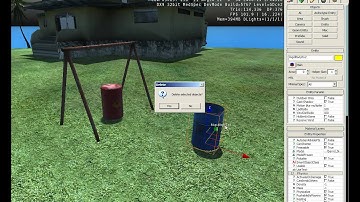 Crytek Crysis Game Design CryEngine Sandbox basic training - Using ropes - The swinging barrel.avi