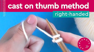 Cast On Thumb Method Long-Tail for Beginning Knitters