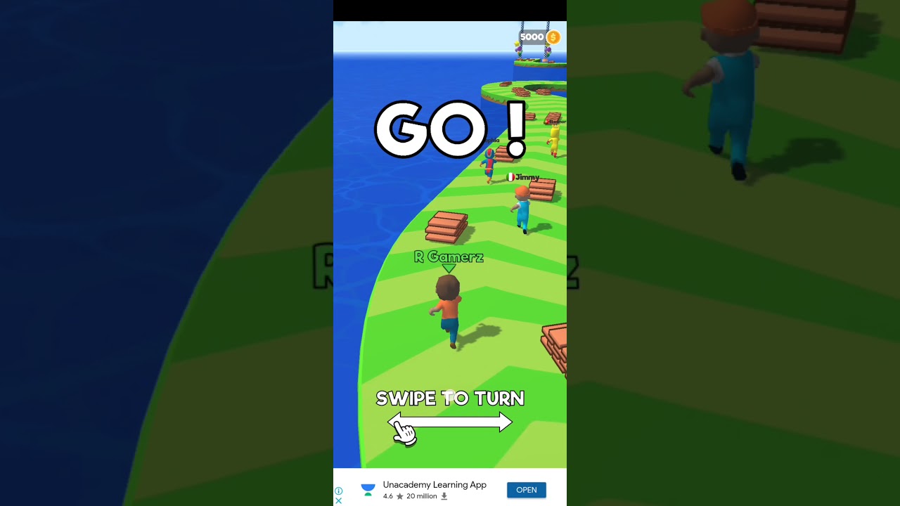 shortcut run gameplay .. ft. marshmallow happier song .