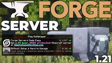 How To Make a Forge Server in Minecraft 1.21