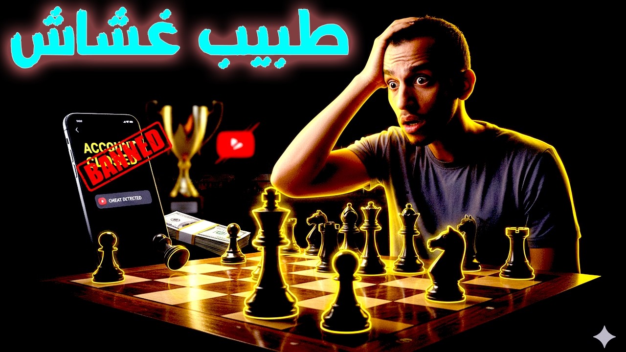 صاحب قناة شطرنج قفشته غشاش | غشاش بطولة دكتور نوفل