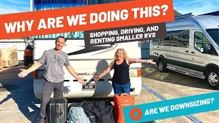 Are We DOWNSIZING Our RV? WHY Are We Shopping, Renting, Driving Small RVs? | RV Life by RVLove | Marc & Julie Bennett 33,832 views 4 years ago 12 minutes, 40 seconds