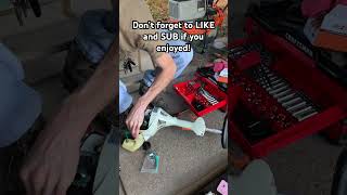 Stihl fs45 carb swap! #restoration #diy #shorts