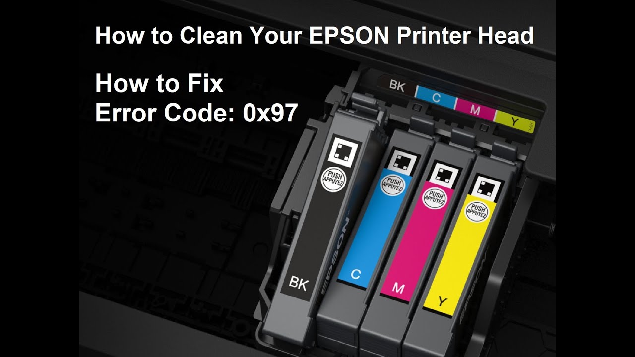 How to Fix ERROR CODE 0x97 on EPSON Printer / How To Clean EPSON Printer  Head
