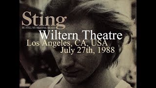 Video thumbnail of "Sting - Be Still My Beating Heart | Los Angeles, CA - July 2th, 1988 | Subtitulado en español"