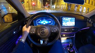 MG HS 2024 (FACELIFT)  night POV test drive & FULL REVIEW (162 HP, Luxury)